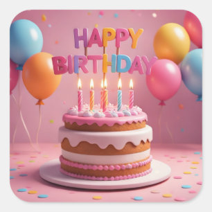 Adesivos (Festa de Aniversário)