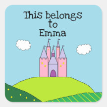 Adesivos "Festa de Princesa"