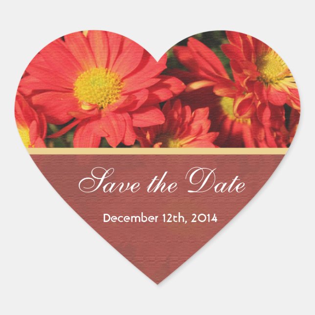 Adesivos florais de casamento para salvar a data (Frente)