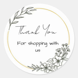 Adesivos florais simples