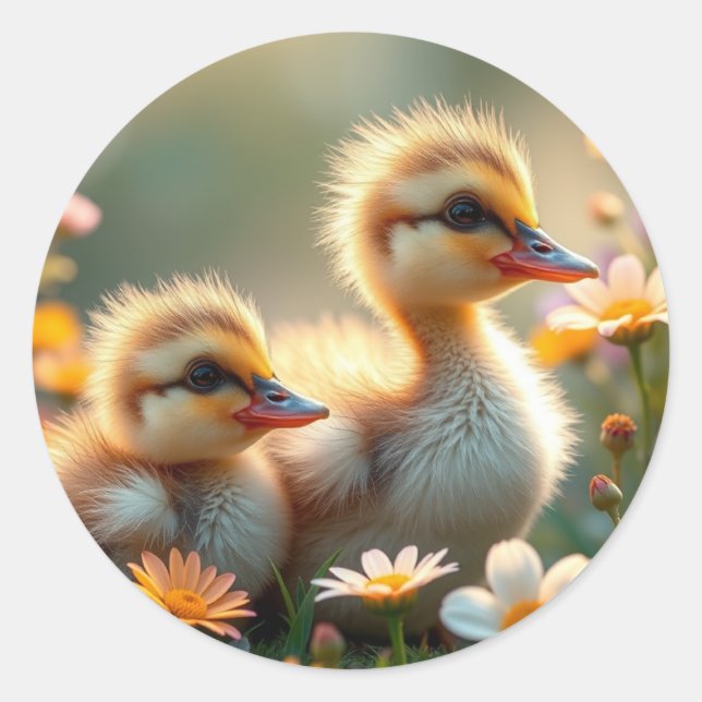 Adesivos Fluffy Pintinho (Frente)