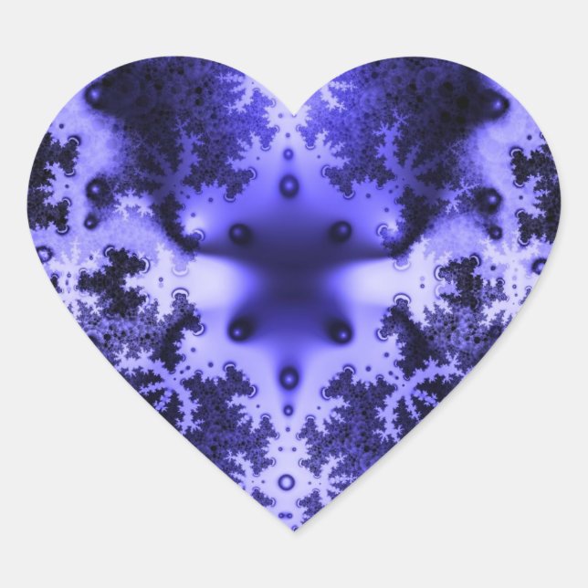 Adesivos Fractais Azuis (Frente)