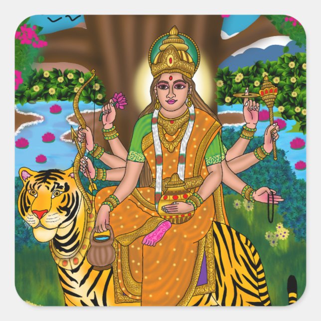 Adesivos Goddess Kushmanda (Frente)