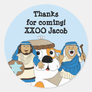 Adesivos Hanukkah (1 1/2" ou 3") personalizados