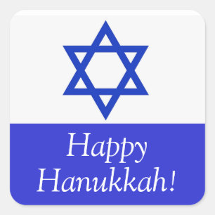 Adesivos Hanukkah felizes