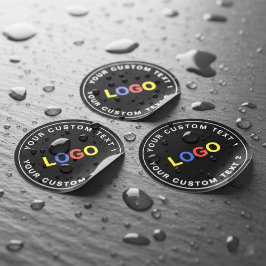 Adesivos impermeáveis personalizados para negócios