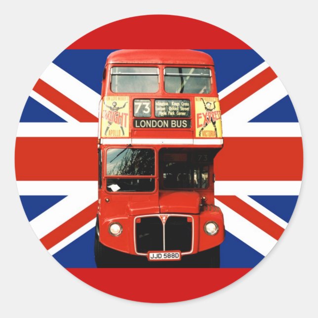 Adesivos Ingleses do Souvenir (Frente)