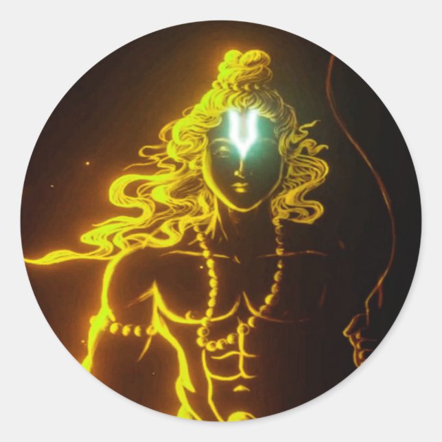 adesivos jai shri ram (Frente)