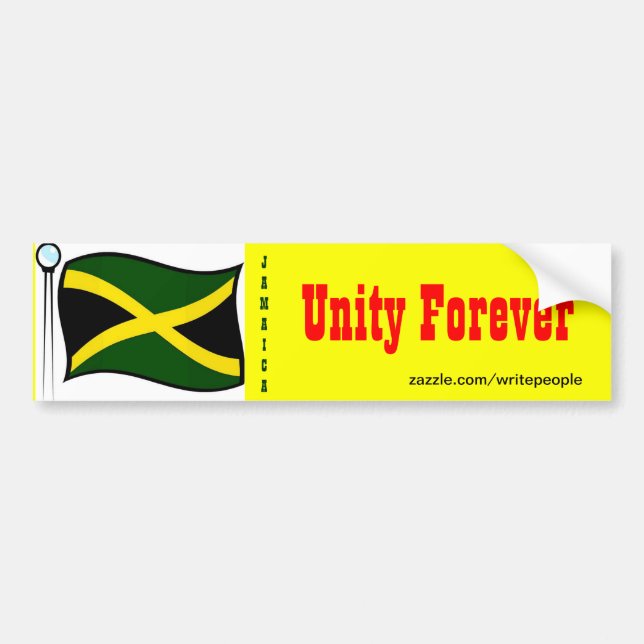 Adesivos jamaicanos para-choques, unidade para sem (Frente)