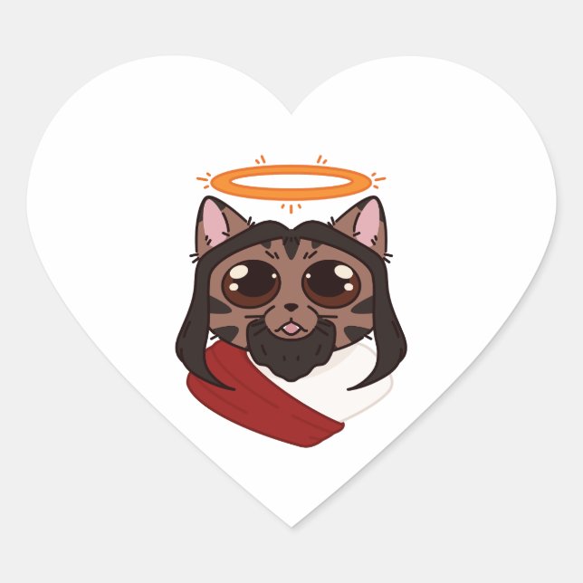 Adesivos Kitty Christ (Frente)