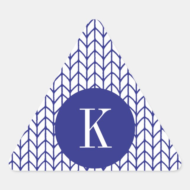 Adesivos KNIT de LINHA AZUL + II inicial (Frente)