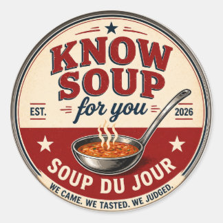 Adesivos "Know Soup for You"