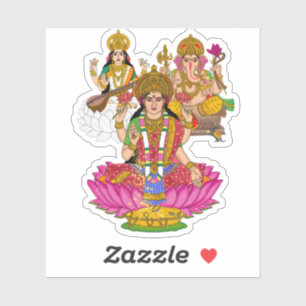 Adesivos Lakshmi Saraswati Ganesha