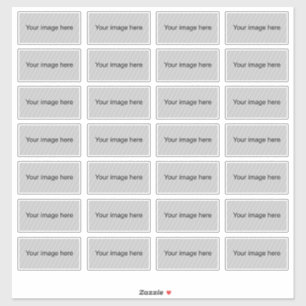 Adesivos largos de 3" - 28 folhas adesivas