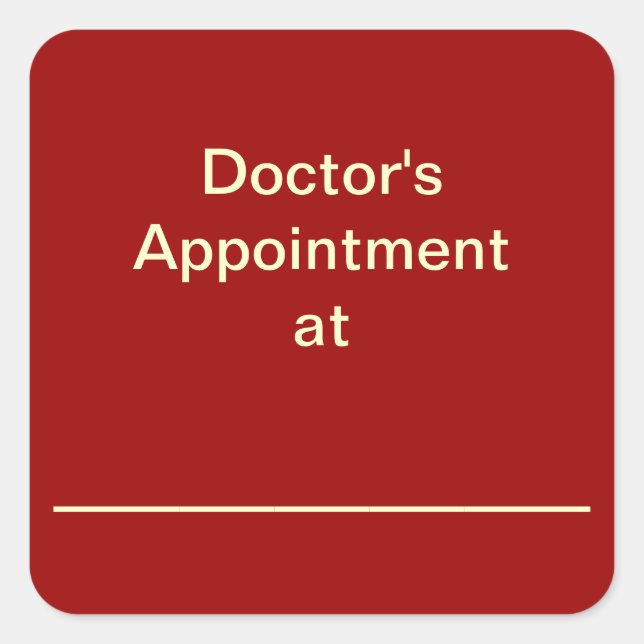 Adesivos Lembrete de Compromisso de Calendário (Ve (Frente)