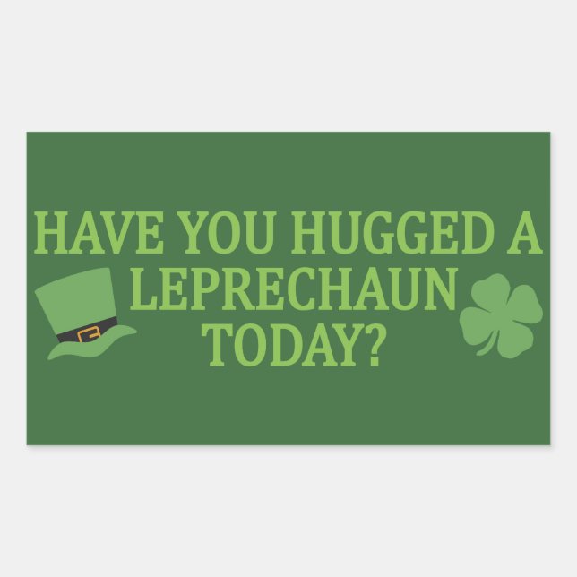 Adesivos Leprechaun Hug (Frente)