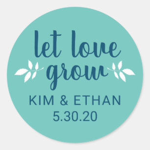Adesivos Let Love Grow