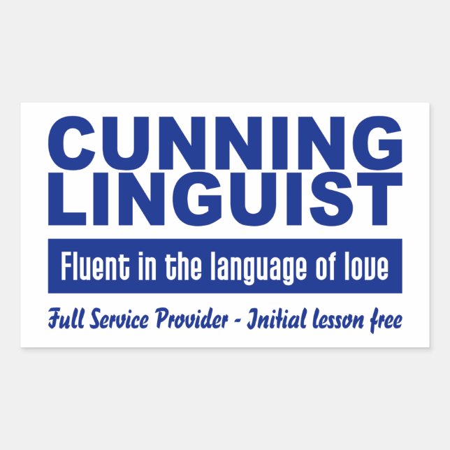 Adesivos linguistas de Cunhagem (Frente)