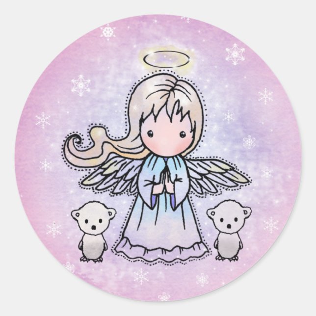 Adesivos Little Angel e Ursos Polares (Frente)