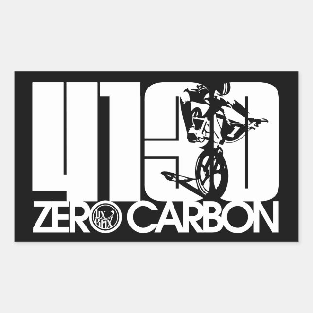 Adesivos LixBMX "4130 - Zero Carbon" (Frente)