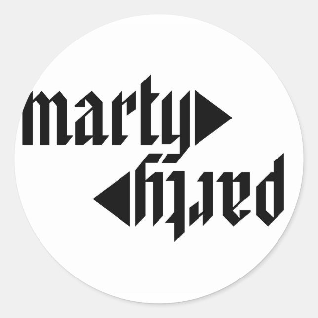 Adesivos MartyParty (Frente)