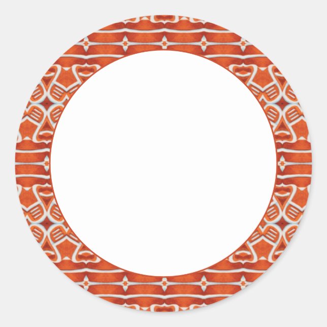 ADESIVOS MATTE REDONDOS DE 7,5 CM DE GINGERBREAD (Frente)