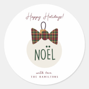 Adesivos Modernos de Natal Fofo e Alegre