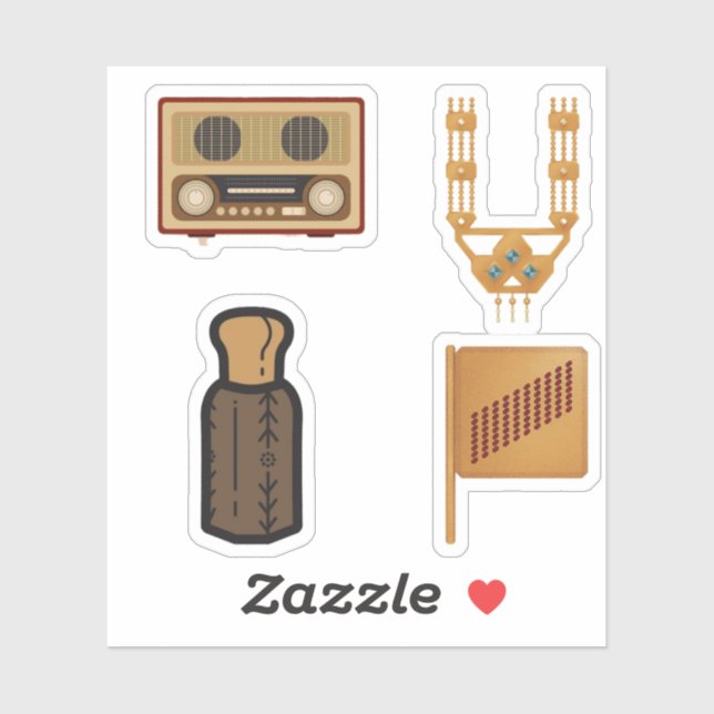 adesivos moldi arabia divertidos (Folha)