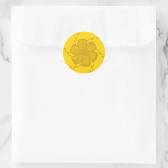 Adesivos Monocromáticos FTF em Amarelo (Bolsa)