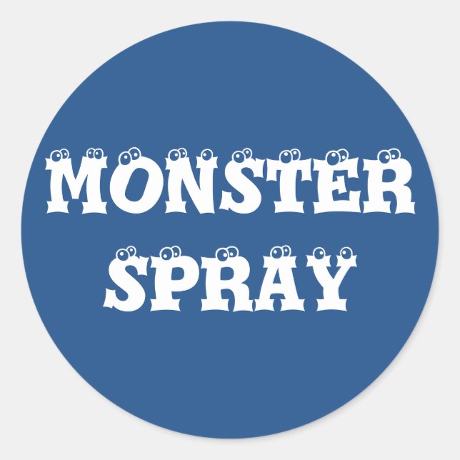 Adesivos "Monster Spray" (Frente)