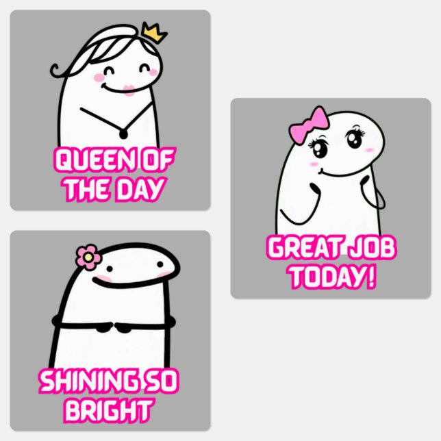 Adesivos Motivacionais para Estudantes (Grupo)