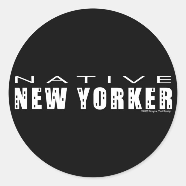 Adesivos New Yorker nativos (Frente)