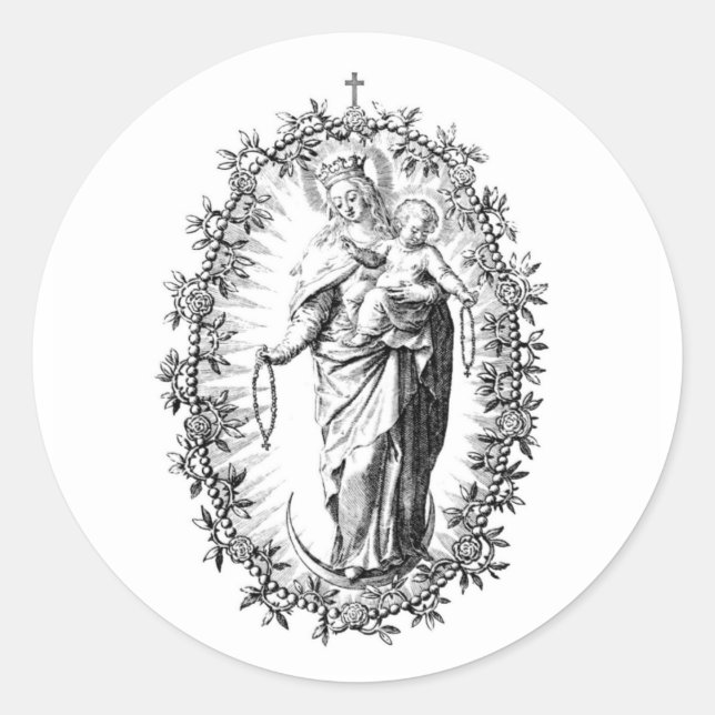 Adesivos Nossa Senhora do Rosário (Frente)