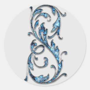 adesivos número 8 do monograma