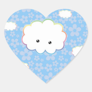 Adesivos Nuvemzinha Kawaii Nuvens