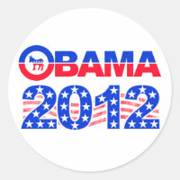 Adesivos OBAMA 2012