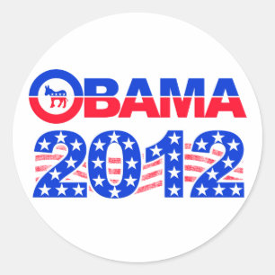 Adesivos OBAMA 2012