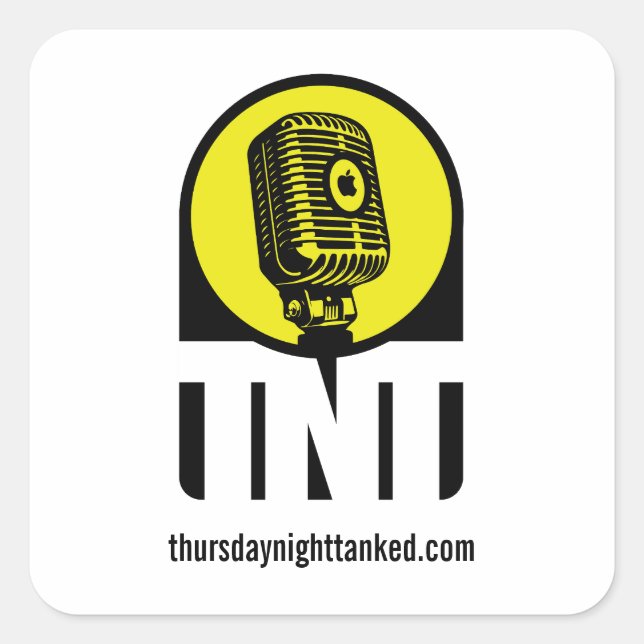 Adesivos oficiais do logotipo da TNT (Frente)