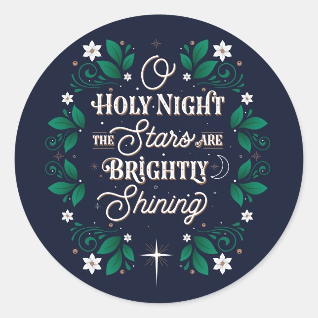 Adesivos Oh Holy Night (Frente)