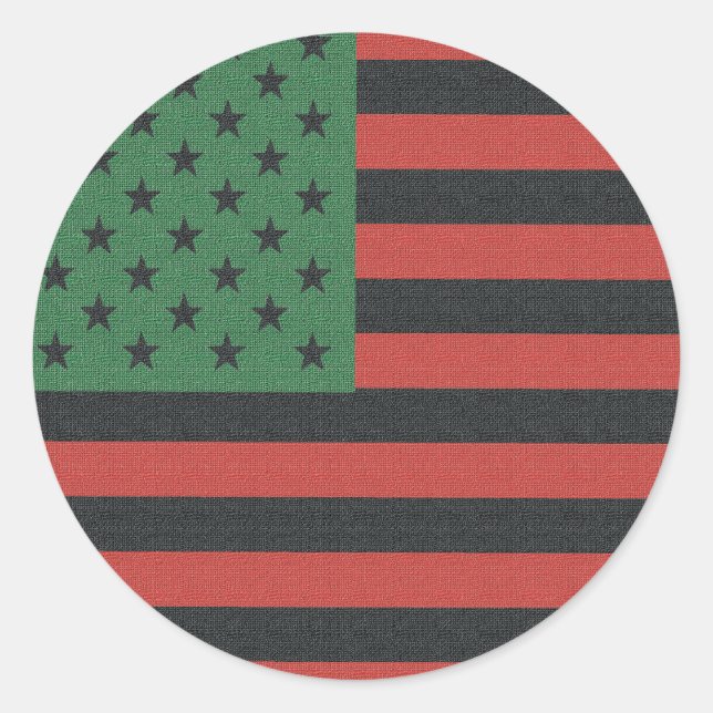 Adesivos ovais do Juneteenth afro-americano (Frente)