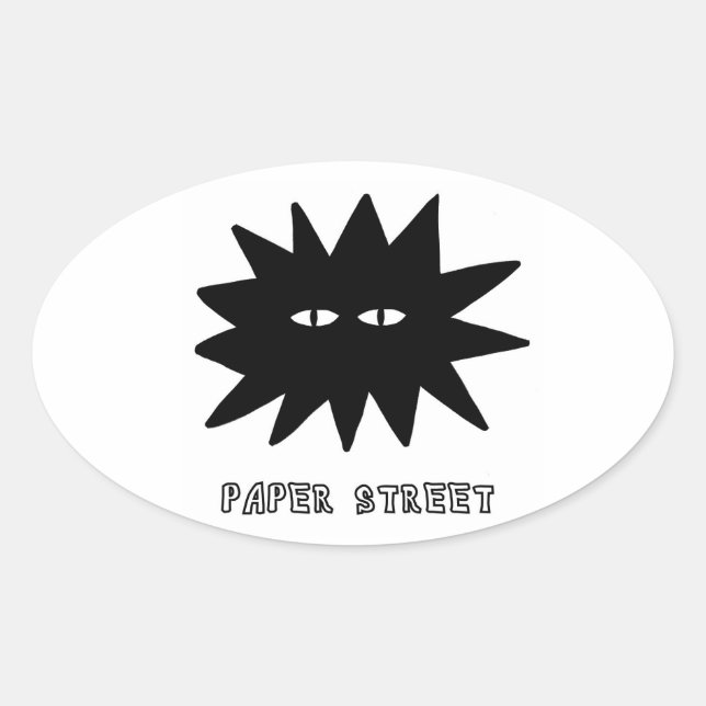 Adesivos Oval Starface Paper Street (Frente)