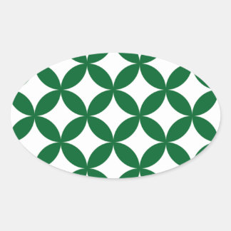 Adesivos Ovalados Green Shippo