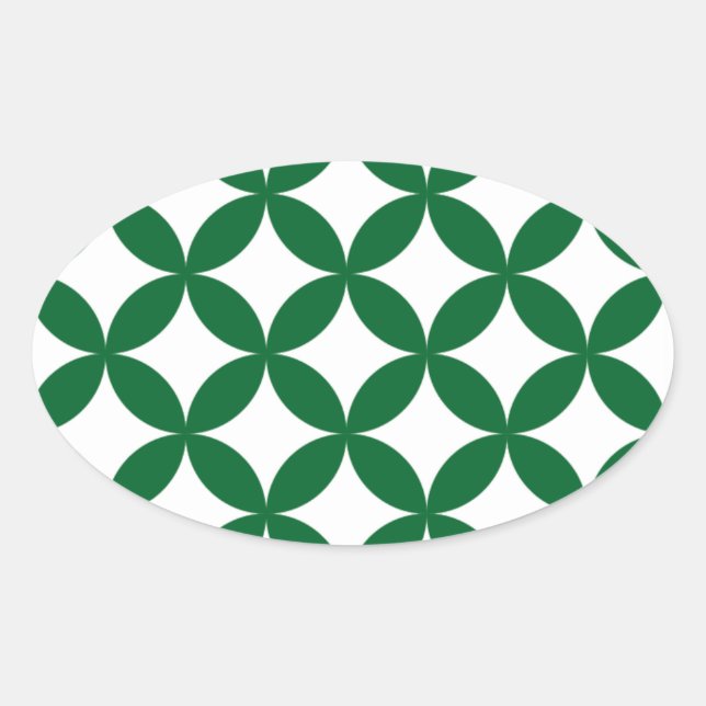 Adesivos Ovalados Green Shippo (Frente)