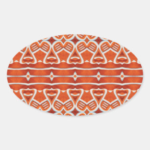 ADesivos Ovals de BISCOITO DE GENGIBRE