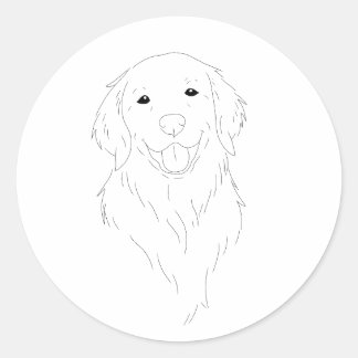 Adesivos para amantes de Golden retriever