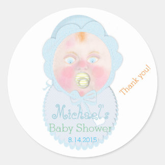 Adesivos para chá de bebê menino por BabyLaia.