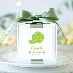 Adesivos para Chá de Noiva Lime Green Main Squeeze