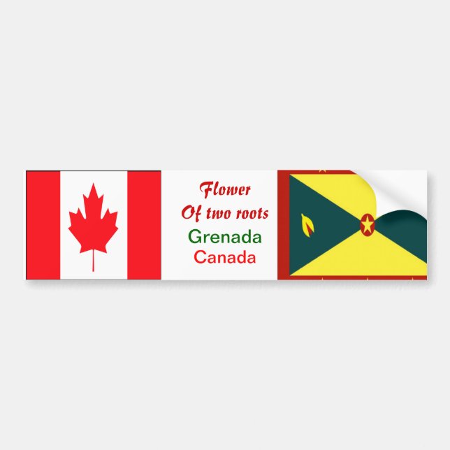 Adesivos para-choques do Canadá-Granadino (Frente)
