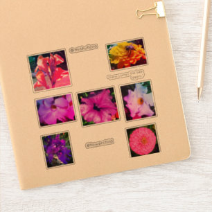 Adesivos para crianças de flores