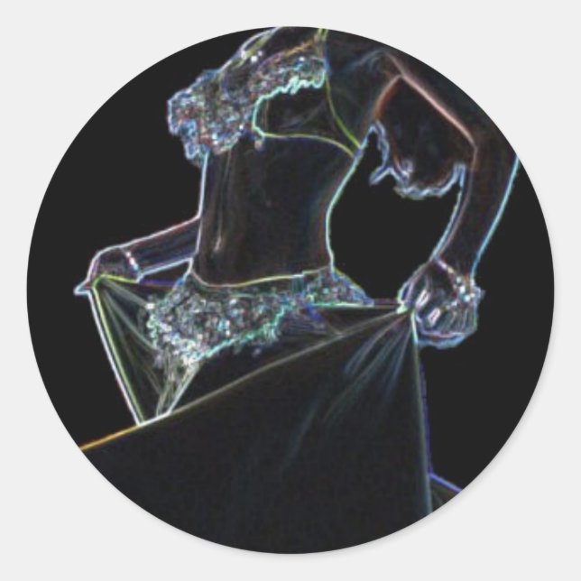 adesivos para dança da barriga (Frente)